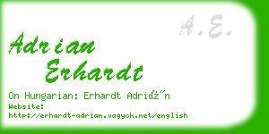 adrian erhardt business card